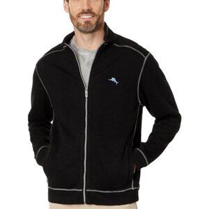 Tommy Bahama Men's Full Zip Sweatshirt Men's Medium Black